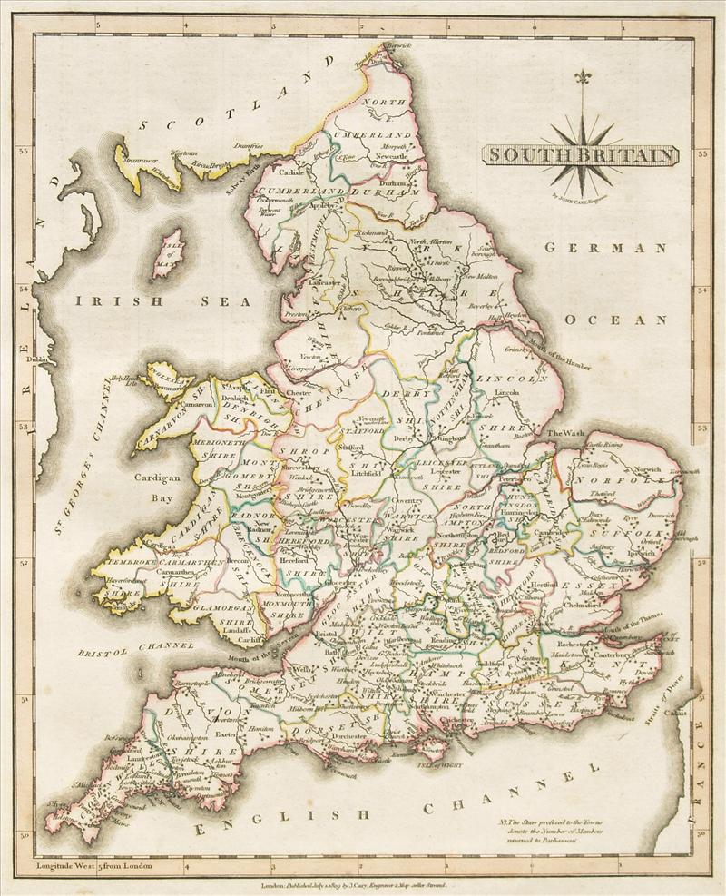 England Map United Kingdom Mapcarta